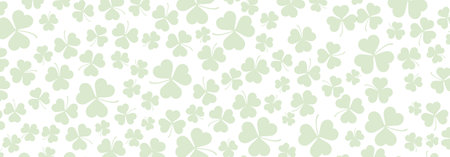 Green vintage banner for St Patricks Day. Eps 10 vector file.のイラスト素材
