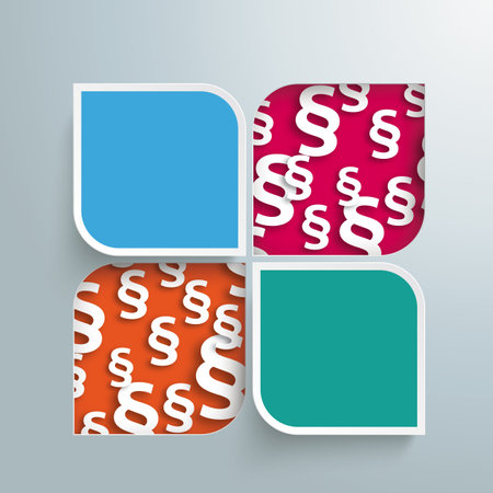 Infographic design with white paragraphs on the gray background. Eps 10 vector file.のイラスト素材