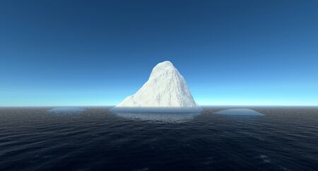 Iceberg extremely detailed and realistic high resolution 3d imageの写真素材