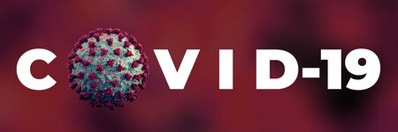 Coronavirus Corona Virus Covid-19 Korona Novel 3D imageの写真素材