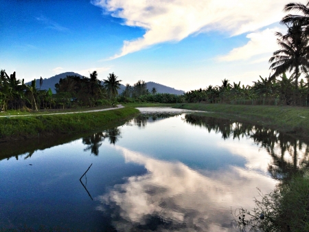 Balik Pulau village の素材