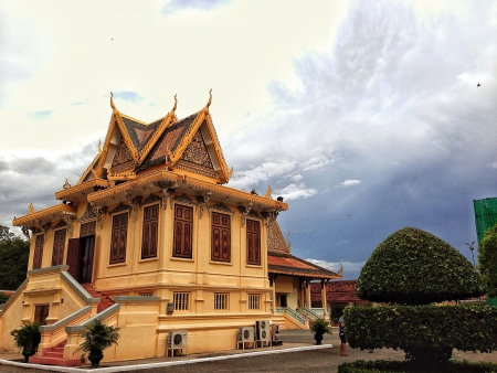 Royal palace at Phnom Penhの素材