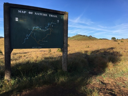 Map of Horton Plains National Parkのeditorial素材