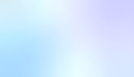 Soft, serene abstract background with gentle light gradient. This beautiful blur of pastel blue and purple color creates calm and peaceful wallpaper for any designの素材