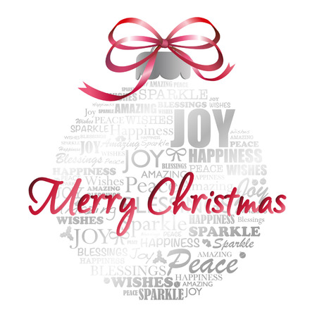 Merry Christmas Greeting Cardのイラスト素材