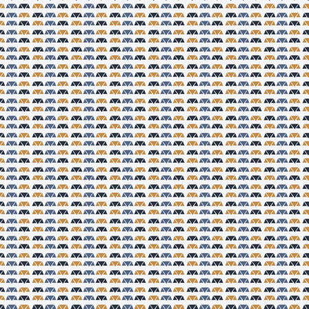 Hand Drawn Blue Triangle Patterns Stripes Seamless