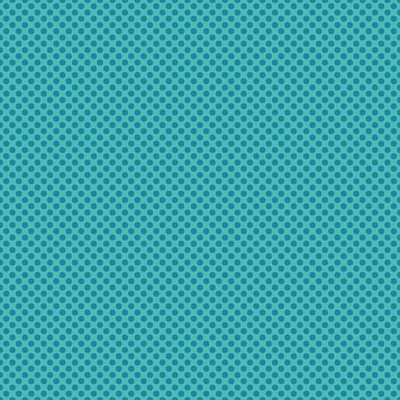 Turquoise polka dot circles. Vector pattern seamless background. Hand drawn texture style. Tiny small dotty illustration. Trendy nautical home decor, maritime fashion print, modern wallpaper.のイラスト素材