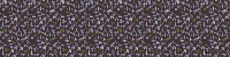 Knitted Marl Tweed Variegated Heather Border Texture Background. Dark Stitch Blended Homespun...