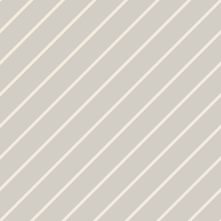 Diagonal Stripe Unbleached White Gray French Linen Texture. Regular Tone on Tone Line Seamless Pattern Swatch Background. Off White Minimalistic Cloth Effect. Repeat Tile Vectorのイラスト素材