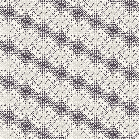 Monochrome broken glitch stripe texture background. Distressed diagonal dashed line dotted seamless...
