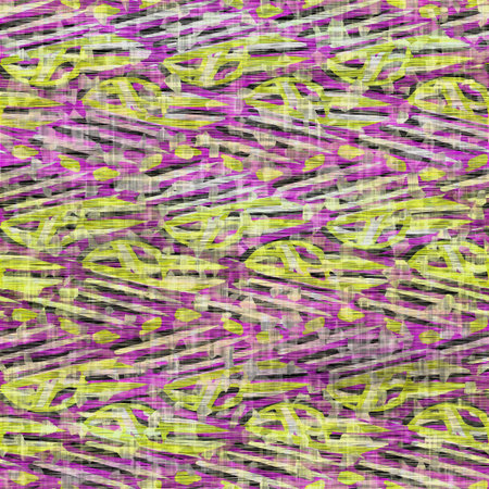 Seamless distressed mottled tie dye woven texture background.Distressed boho blur washed pattern....