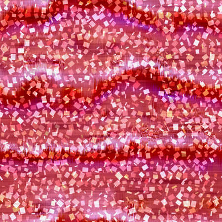 Square confetti party texture background. Magical square colorful dot seamless pattern. Multicolor glowing sparkly variegated multicolor sprinkle. Festive blur effect all over print.の写真素材