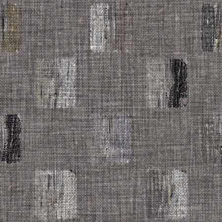 Rustic mottled charcoal grey french linen woven texture background. Worn neutral old vintage cloth...