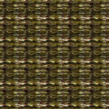 Mid century thin stripe fabric 1970s style pattern. Seamless graphic broken lines repeating texture....