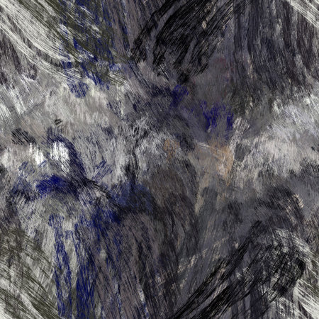 Seamless abstract painted brushed texture. Spikey material pattern background. Grunge rough colour wood chip textile print.の写真素材