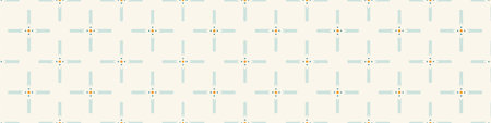 Summer tropical geometric seamless border pattern. Bright retro geo banner edge. Fun gender neutral...