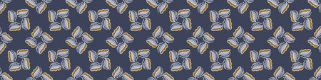 Masculine geometric seamless border pattern. Classic retro geo shape design for digital masking tape...