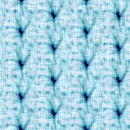 Cyanotypes blue white botanical linen texture. Faux photographic floral sun print effect for trendy...