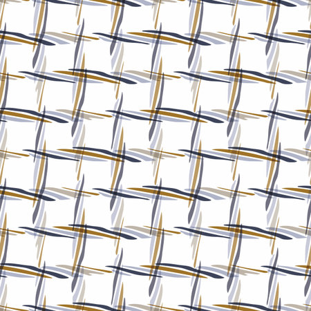 Masculine check seamless pattern. Classic retro geo plaid grid for digital scrapbook paper and...
