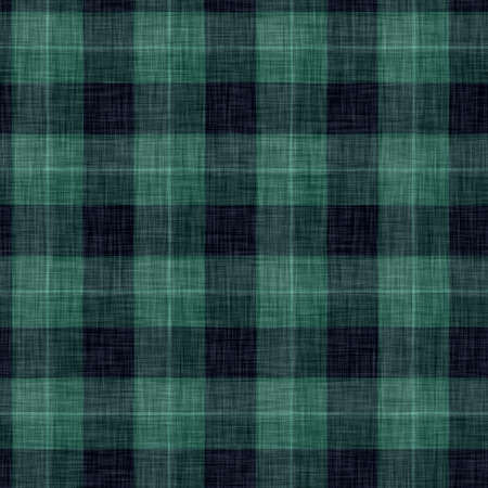 Traditional gingham plaid woven linen texture. Seamless winter style weave checkered effect. British farmhouse tweed masculine background pattern High resolution wool repeat tile swatch.の写真素材