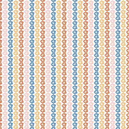 Abstract playful matisse style cut out shape pattern. Seamless modern simple collage style design for retro kids all over print. Trendy geometric home decor, kid fashion, wallpaper in vector repeatのイラスト素材