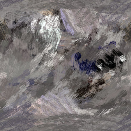 Seamless abstract painted brushed texture. Spikey material pattern background. Grunge rough colour wood chip textile print.の写真素材