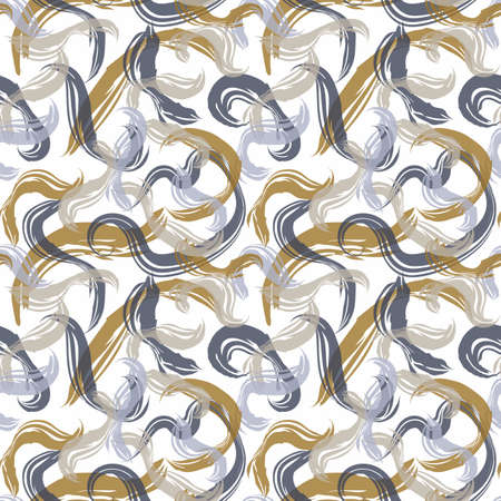 Masculine irregular flecks seamless pattern. Speckled simple flakes shape for digital scrapbook paper and repeatable men gift wrap design in vector.のイラスト素材