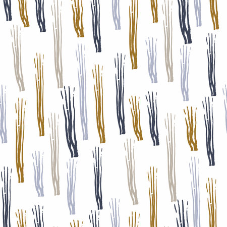 Masculine irregular flecks seamless pattern. Speckled simple flakes shape for digital scrapbook paper and repeatable men gift wrap design in vector.のイラスト素材