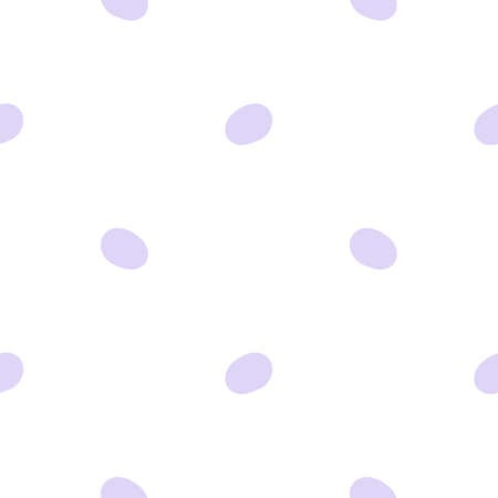 Playful neon dot seamless vector background. Colorful bold flowers in retro silhouette style. Hand drawn whimsical doodle backdrop. For natural modern all over print.のイラスト素材