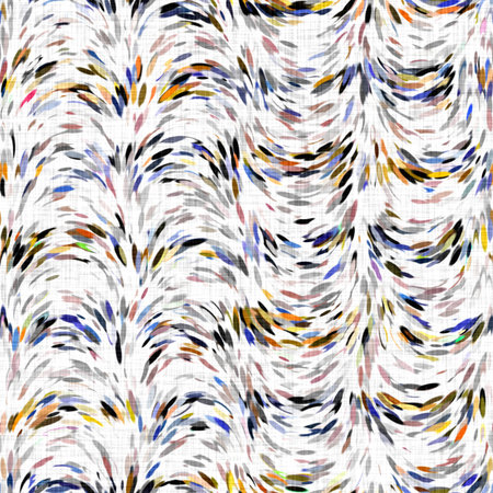 Watercolor painted brushed dotted background. Hand painted whimsical impressionist carnival seamless...
