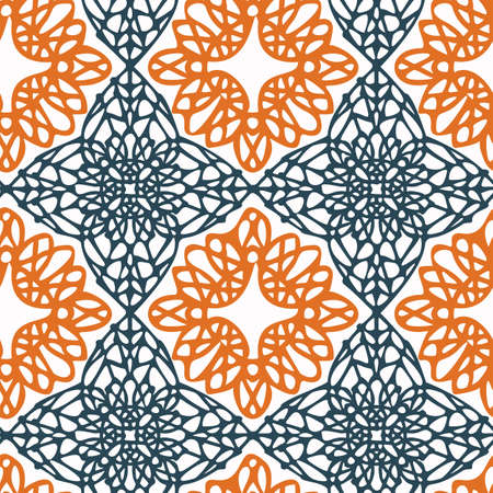 Masculine floral seamless pattern. Speckled simple flakes shape for digital scrapbook paper and repeatable men gift wrap design in vector.のイラスト素材