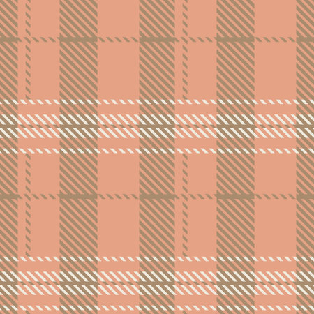 Gender neutral seamless plaid vector pattern. Gingham baby color checker background. Woven tweed all...