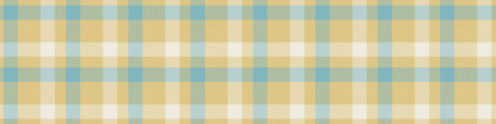 Gender neutral seamless plaid vector border. Gingham baby color checker background. Woven tweed all...