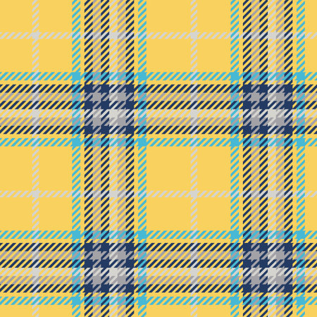 Spring fresh seamless plaid vector pattern. Gingham bright color checker background. Woven tweed all...