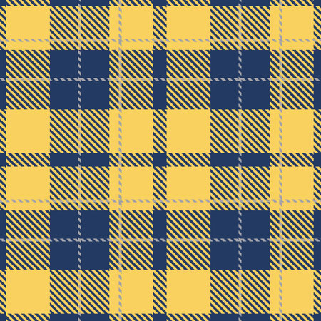 Spring fresh seamless plaid vector pattern. Gingham bright color checker background. Woven tweed all over print.のイラスト素材