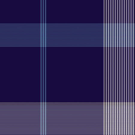 Seamless madras patchwork plaid cotton pattern. Tileable quilting fabric effect linen check...