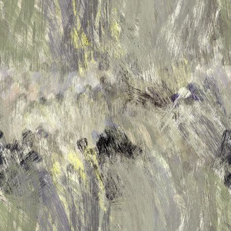 Seamless abstract painted brushed texture. Spikey material pattern background. Grunge rough colour wood chip textile print.の写真素材