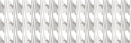 Natural French gray linen texture border background. Ecru flax fibre seamless edge pattern. Organic...