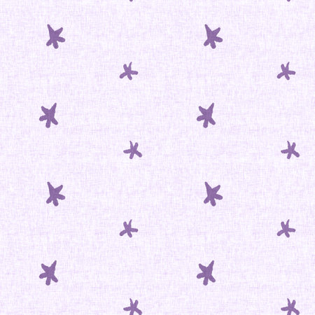 Gender neutral night star seamless raster background. Simple whimsical romantic 2 tone pattern. Kids nursery wallpaper or scandi all over printの写真素材