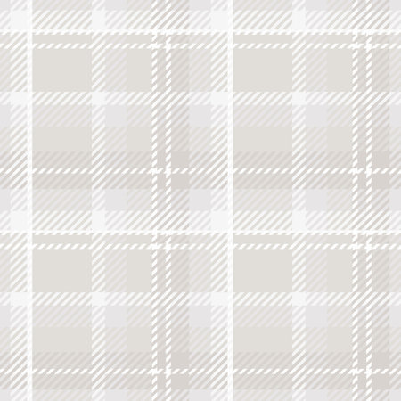 Farmhouse grey seamless plaid vector pattern. Gingham baby color checker background. Woven tweed all...