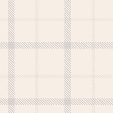 Farmhouse grey seamless plaid vector pattern. Gingham baby color checker background. Woven tweed all...