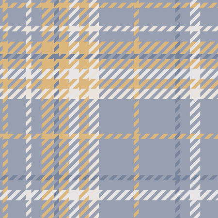 Farmhouse seamless plaid vector pattern. Gingham baby color checker background. Woven tweed all over...