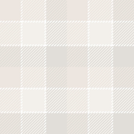 Farmhouse grey seamless plaid vector pattern. Gingham baby color checker background. Woven tweed all over print.のイラスト素材