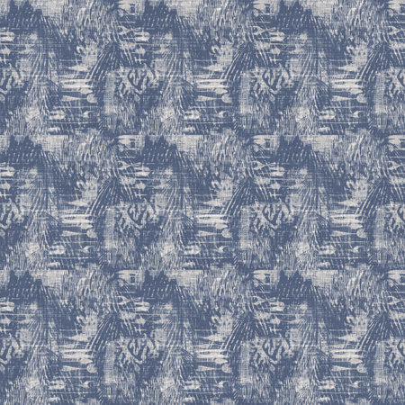 French blue irregular mottled linen seamless pattern. Tonal country cottage style abstract speckled...