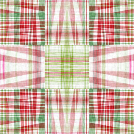 Christmas knit wool tartan background pattern. Traditional Scottish plaid for seasonal holiday...