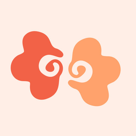 Peach fuzz botanical texture vector motif with color of the year two tone effect. Soft fresh modern design for hand drawn illustration.のイラスト素材