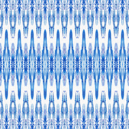 Masculine ikat stripe irregular linear shirting pattern. Modern menswear broken line effect fashion...