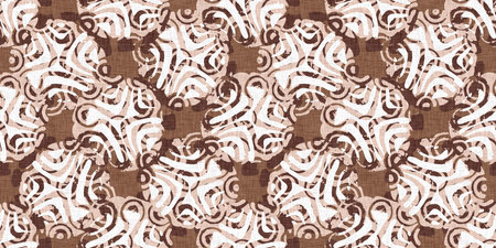 Polka dot blockprint seamless border. Neutral unisex whimsical style for edging, ribbons and...