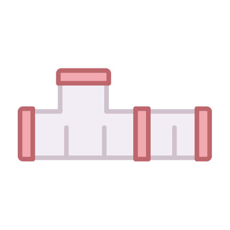 Part of tunnel or labyrinth for hamsters. Item for rodent cage. Cute cartoon doodle illustration.のイラスト素材