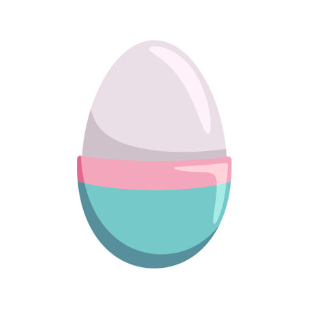 Cute egg for masturbation. Sex toy for men. Vector flat illustration.のイラスト素材